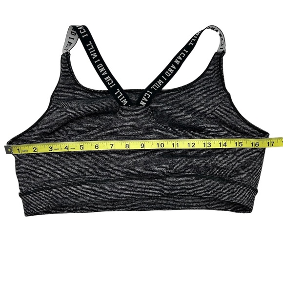 Torrid Plus Size Women’s Space Dye “I Can and I Will” Active Sports Bra Size 1X - Picture 3 of 7